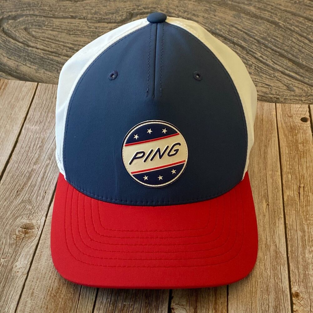 PING Golf Mens Snapback Hat Flexfit 110
